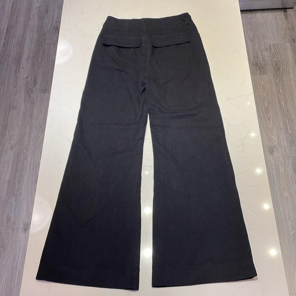 Black, high rise, wide leg pants - Picture 2 of 5